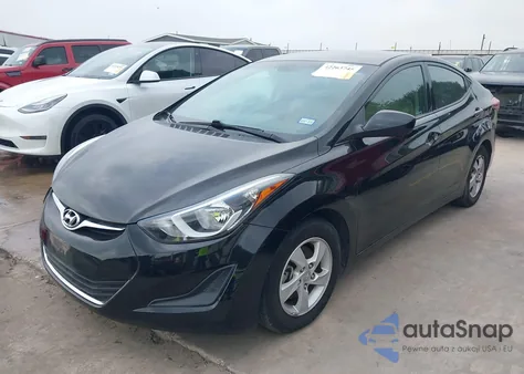 2015 Hyundai Elantra Se из США, поврежденный, VIN 5NPDH4AE5FH611424